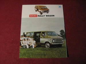 1974 GMC Rally Wagon Van Truck Sales Brochure Booklet Catalog Old Original - Foto 1 di 3