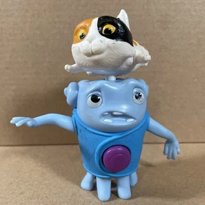 McDonalds HOME 2015 Boov OH con cerdo giratorio gato comida feliz figura de juguete 4" - Imagen 1 de 6