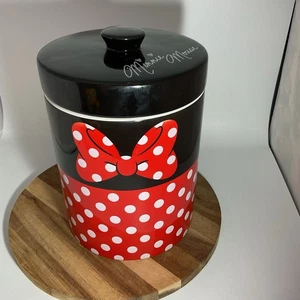 "Tarro de galletas de cerámica de 7"" Disney Minnie Mouse" - Imagen 1 de 7