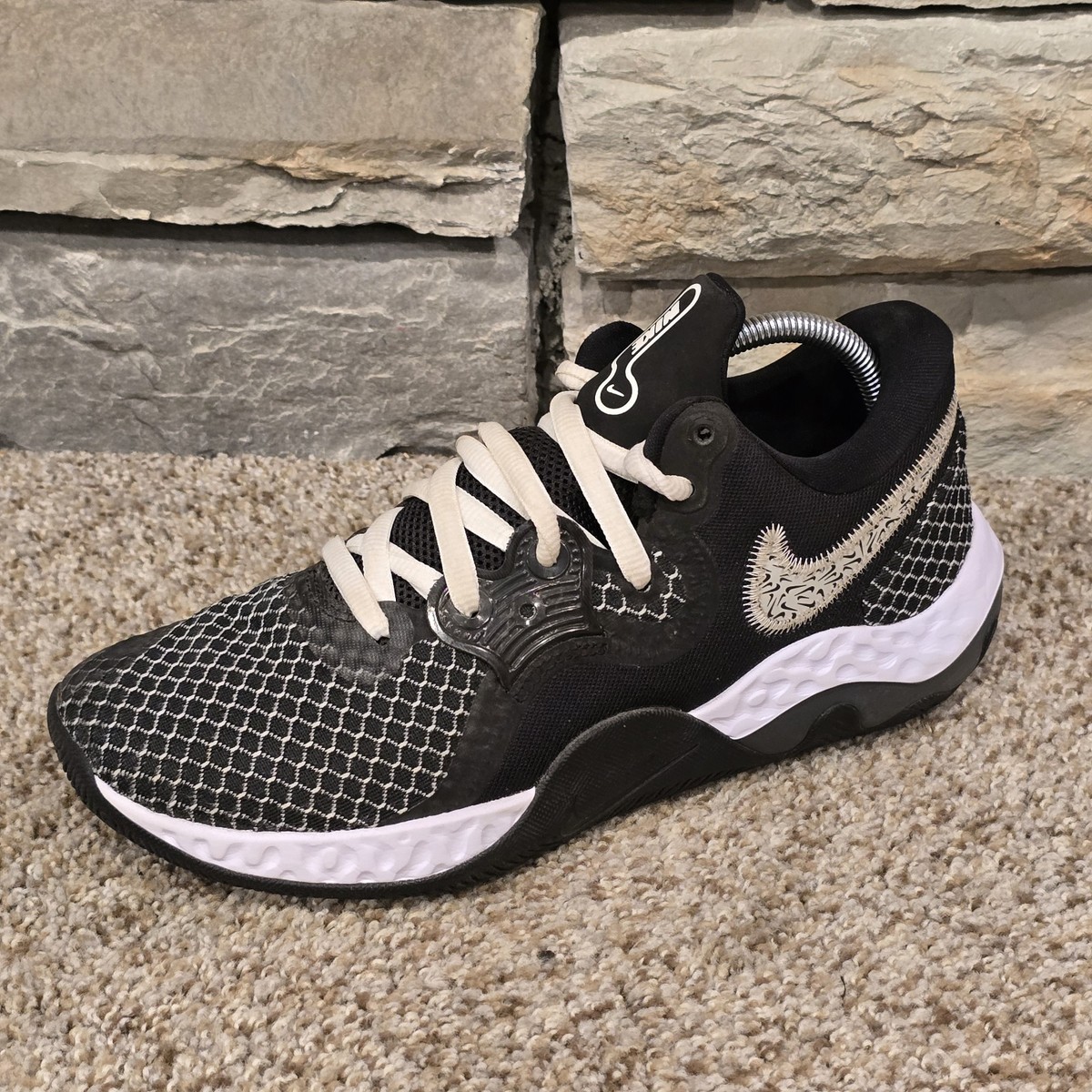 Nike Renew Elevate 2 Black White | eBay
