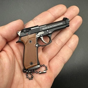 ✅ Free Name engrave✅Pistol ✅Miniature Gun Pistol Keychain ✅Free + 7 bullets✅#222 - Picture 1 of 15