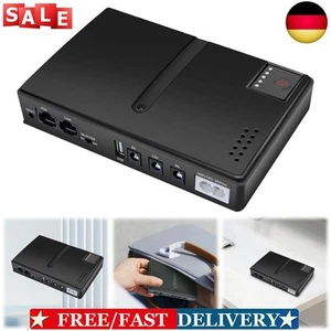 DC1018L Mini Portable UPS Backup Power Adapters 5V 9V 12V for WiFi Router (EU) - Bild 1 von 12