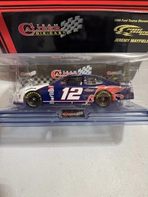 Jeremy Mayfield #12 Mobil 1 Team Caliber 1999 1/24 Nascar Diecast With Case - Image 1 of 4
