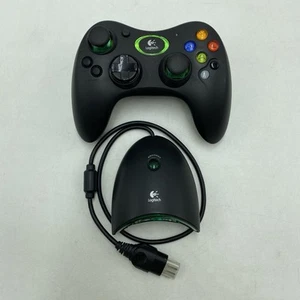 Logitech Cordless Wireless Precision Xbox Controller With Dongle Tested Working - Picture 1 of 3