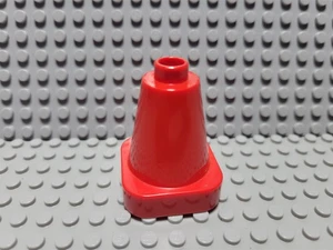 LEGO Duplo Red Construction / Racing Cone Accessory - Picture 1 of 1