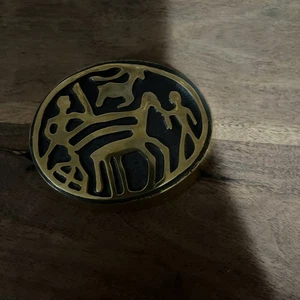 VINTAGE RARE 13 Oz SOLID BRASS ISREAL PAPERWEIGHT - Picture 1 of 4