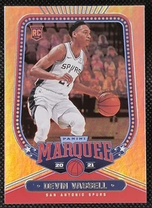 2020-21 Panini Chronicles Marquee Devin Vassell Foil Rookie Card RC n. 243 - Foto 1 di 7