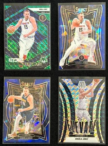 Lot 4 Nikola Jokic 2024-25 Panini Select & Mosaic Parallels & Inserts Prizms - Picture 1 of 2