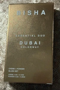 BISHA ESSENTIAL DUO DUBAI COLOR WAY CREME+POWDER BLUSH SET 4.0G/8.0G SEALED BOX - Picture 1 of 3
