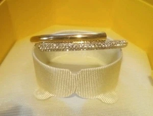 Swarovski Dextera bangleMagnetic closure, White, Gold-tone plated - Picture 1 of 6