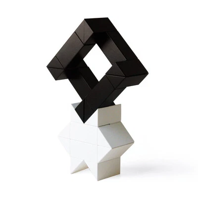 Kurt Naef Ponte gioco giocattolo costruzione puzzle in legno montessori svizzero - Immagine 1 di 4