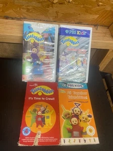 Teletubbies Rare It's Time to Crawl,All Together,Funny Day,Bedtime stories VHS - Picture 1 of 1