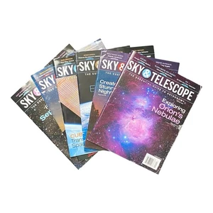 6 issues of Sky And Telescope Magazine Jan- Sept 2023 - Picture 1 of 7