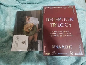 Books For Days Crate Rina Kent Deception Trilogy Couple Edges - Bild 1 von 4
