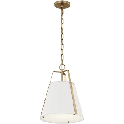 Kichler Lighting 52710WH Etcher 1 Light White Pendant Ceiling Light - Image 1 of 4
