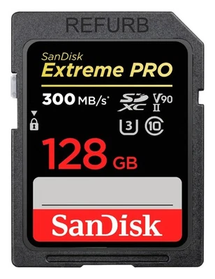 SanDisk - Extreme Pro 128GB SDXC UHS-II V90 Memory Card - Image 1 of 4