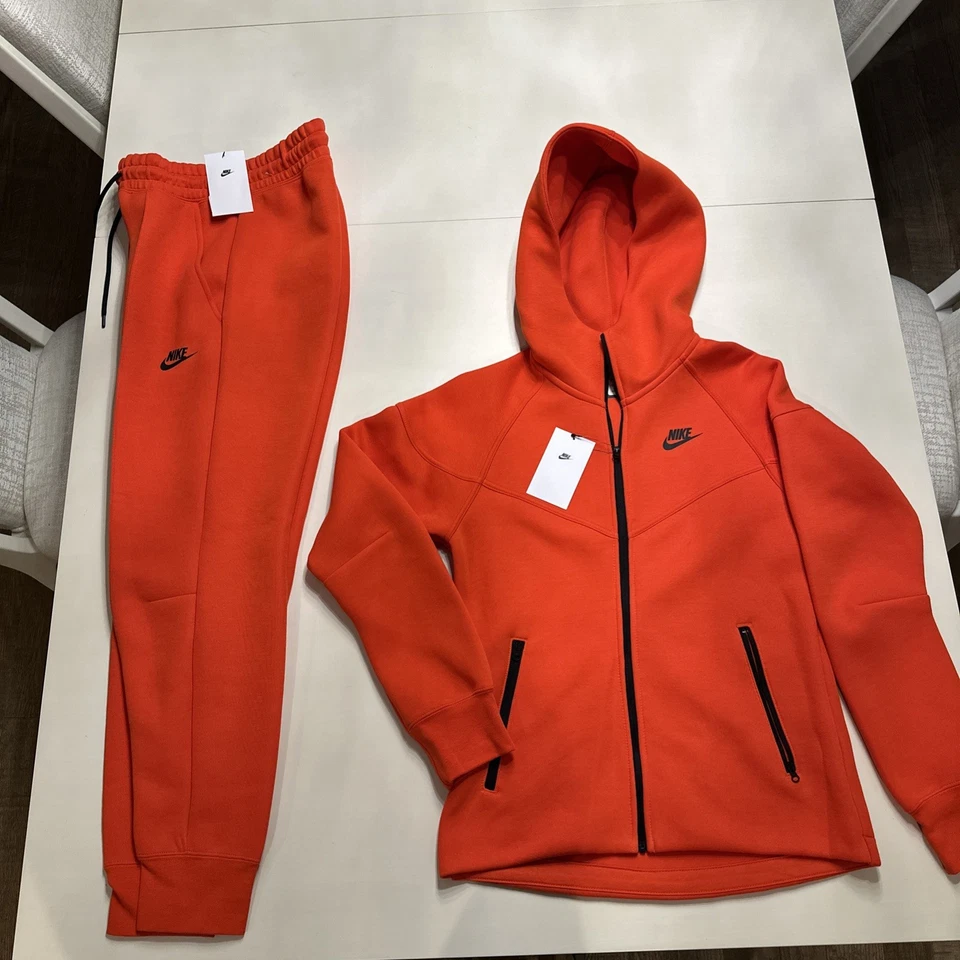 Nike Mujer Tech Windrunner Polar, Talla XS, Chaqueta Cremallera Sudadera con Capucha y Pantalones, Nuevo con Etiquetas $255 Foto 1 de 4