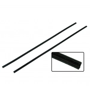 FELT CHANNELS WINDOW TO VENT FRAME POST PAIR VW T1 BUG BEETLE 65-77 T2 BUS 67-79 - Picture 1 of 2