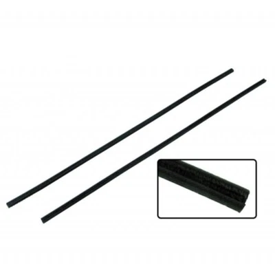 FELT CHANNELS WINDOW TO VENT FRAME POST PAIR VOLKSWAGEN T1 BUG BEETLE 1965-1978 - Image 1 of 2