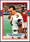 1989 Topps Traded 125T Timm Rosenbach   Rookie Rc Free Shipping