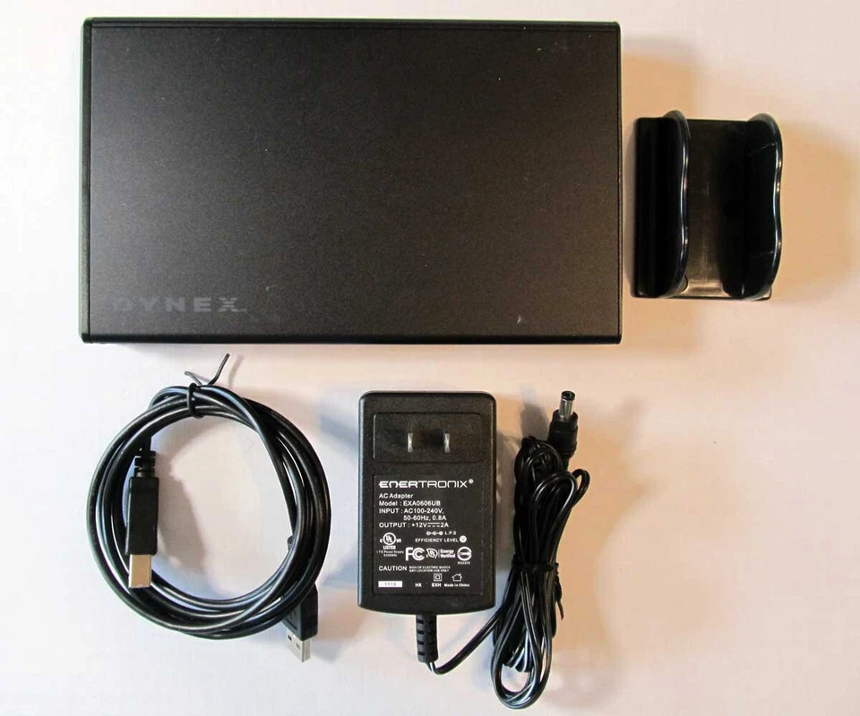 DYNEX Enclosure with 320GB PATA HDD with Stand, PS & Cable - Plug and Play - Image 1 of 2