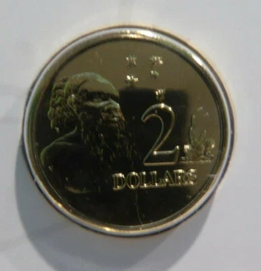 2018 Australian Two Dollar $2 coin - ABORIGINAL ELDER - UNC ex mint set - Picture 1 of 2