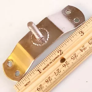 Gretsch 4Hole Tom Tambour Montage Support Pièce à Cliquet Chrome 7cmx1/2 " 40s - Photo 1/2
