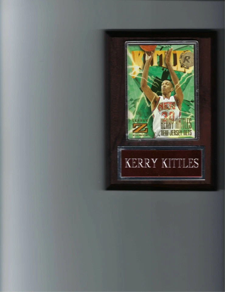 KERRY KITTLES PLAQUE NEW JERSEY NETS BASKETBALL NBA   C - Image 1 of 1