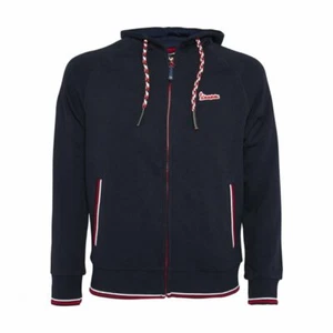 GENUINE VESPA LIFE STYLE ZIPPED HOODIE/SWEATSHIRT (DARK BLUE) - Picture 1 of 2