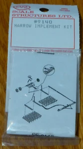 SS Ltd. HO #9140 Harrow Implement kit (Cast Metal) - Picture 1 of 2