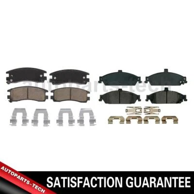2x Juego de pastillas de freno de disco delanteras traseras Wagner para Alero 1999~2004 Foto 1 de 4