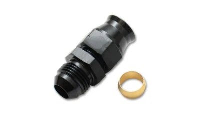 Vibrant For 4AN Male to 1/4in Tube Adapter Fitting (w/ Brass Olive Insert) - Image 1 of 3