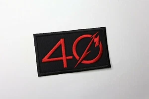 Metallica 40th Anniversary Embroidered Patch for bag, vest or jacket - Picture 1 of 4