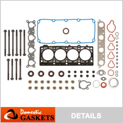 Se adapta a 96-99 Dodge Stratus Plymouth Breeze Neon 2.0L SOHC Juego de pernos de junta de cabeza Foto 1 de 4