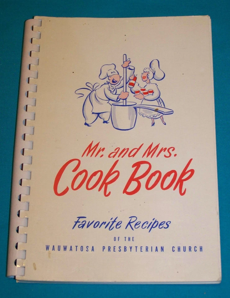 Wauwatosa WI Presbyterian Church Cook Book circa 1959 Cookbook Wisconsin - Image 1 of 4
