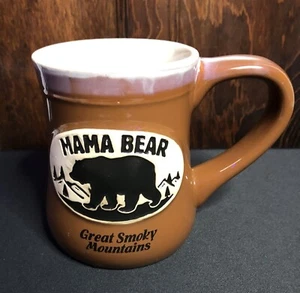 Vintage Great Smoky Mountains Mama Bear Mug - Picture 1 of 6