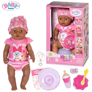 Baby Born Soft Touch Girl Brown Eyes Doll 43cm - Picture 1 of 12