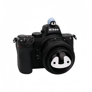 Cartoon penguin pattern camera lens caps and hot shoe.for Nikon Canon Sony Fuji - Picture 1 of 6