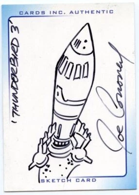 Thunderbirds Are Go! Movie Sketch Card by Joe Corroney Thunderbird #3 - Image 1 of 2