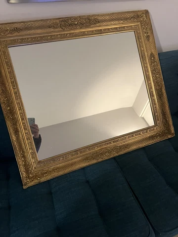 antique gold framed mirror  Cover