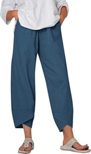 Ladies wide leg harem yoga trousers - Picture 1 of 1