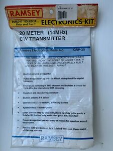 Ramsey Electronics QRP20 20-meter CW Transmitter Kit (NIB)