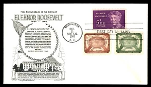 Mayfairstamps US FDC 1963 Eleanor Roosevelt UN Human Rights First Day Cover aas_ - Picture 1 of 2