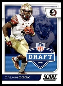 2017 Score - Dalvin Cook #8 (RC) Florida State Rookie - Picture 1 of 2