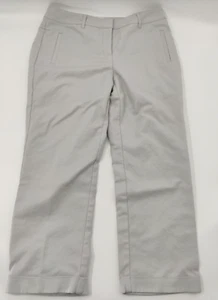 Pantalone Chico's Crop Light Khaki così dimagrante con polsini cotone elasticizzato taglia 0 - Foto 1 di 13