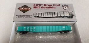 HO SCALE PROTO 2000 P&L.E. PITTSBURGH & LAKE ERIE 52'FT DROP END MILL GONDOLA 🔥 - Picture 1 of 4