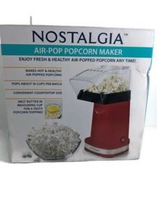 Fabricante de palomitas de maíz Nostalgia Air-Pop caja abierta de 16 tazas - Imagen 1 de 6