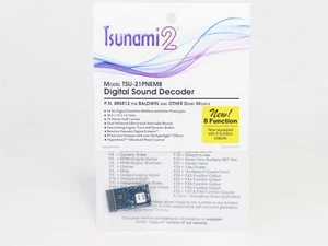 Soundtraxx Tsunami 2 885812 TSU-21PNEM8 Baldwin e altri decoder diesel DCC/SOUND - Foto 1 di 5
