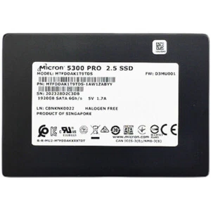 Micron 1,92 To 5300 Pro SSD SATA 2,5" Serveur Données D3MU001 MTFDDAK1T9TDS Neuf - Photo 1/3