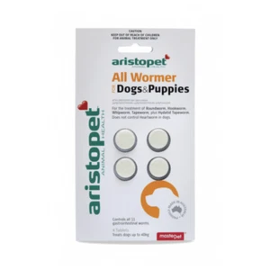 Aristopet All-Wormer for Dogs 4 x 10kg Tablets - Picture 1 of 1